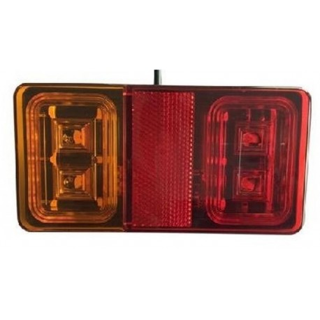 Lampa tylna zespolona LED 12/24V prostokąt 150*80