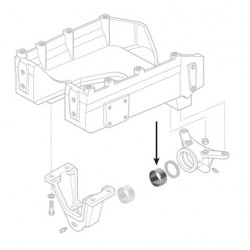 Tulejka osi przedniej Massey Ferguson 65,5*70*25