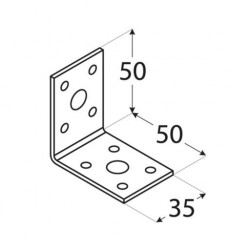 Kątownik budowlany 50*50*35 KL1