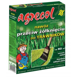 Nawóz przeciwko żółknięciu traw 1,2kg. Agrecol