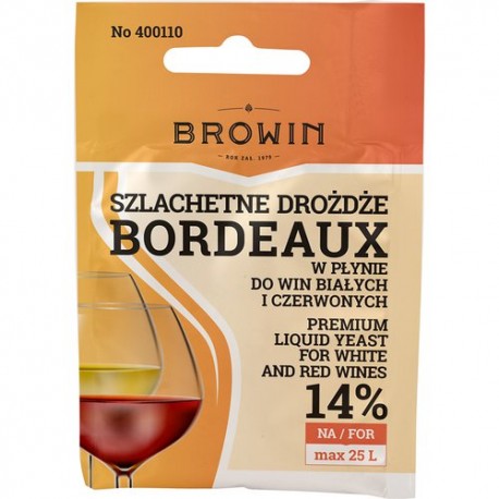 Drożdże winiarskie do czerw. i biał. Bordeaux 20ml