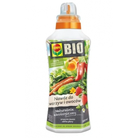 Nawóz BIO do warzyw i owoców 500ml. Compo