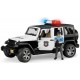 Zabawka Jeep Wrangler policja + figurka