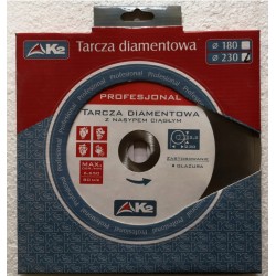 Tarcza diamentowa 230mm. ciągła PRO K2