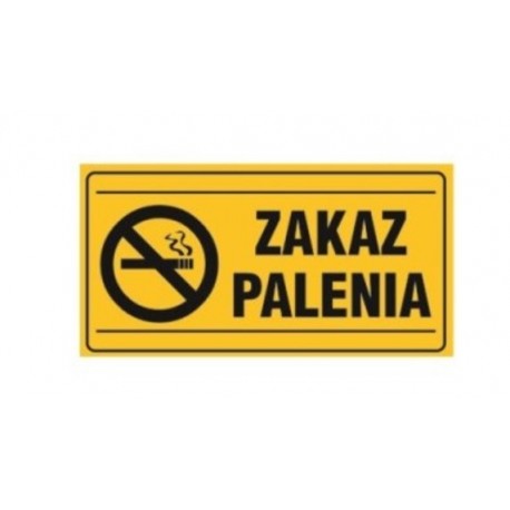 Tablica "ZAKAZ PALENIA"