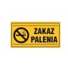 Tablica "ZAKAZ PALENIA"