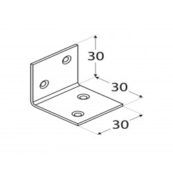 Kątownik budowlany 30*30*30 KS1