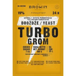 Drożdże gorzelnicze turbo 24h 180g. Biowin