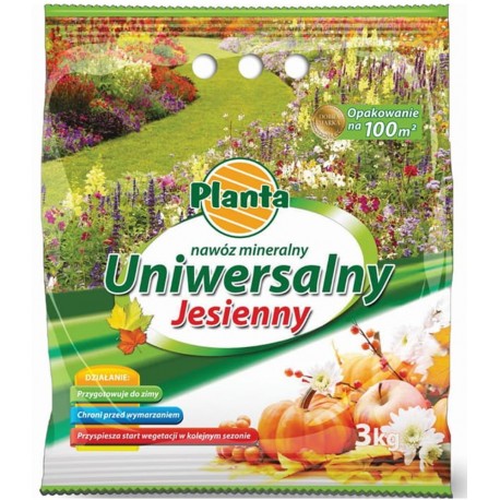 Nawóz jesienny uniwersalny 3kg. folia Planta