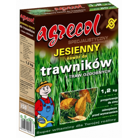 Nawóz jesienny do trawników 1,2kg. Agrecol