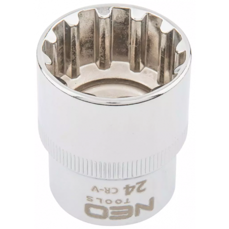 Nasadka spline 1/2" 12-k. 24mm. Neo