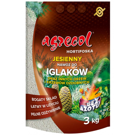 Nawóz jesienny do iglaków 3kg. Hortifoska Agrecol