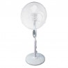 Wentylator stojący 16" biały + pilot Descon