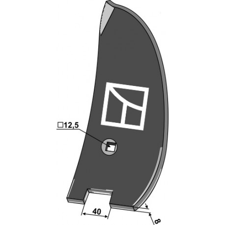 Odkładnia LBR2L lw. Lemken /Industriehof/
