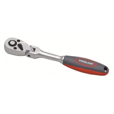 Grzechotka 1/4" z ruchomą głowicą Proline