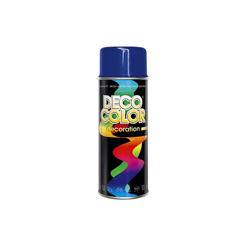 MIPA Acryl-Lackspray RAL5002 Ultramarinblau – 400 Ml, Schnell Trocknend, Für Metall