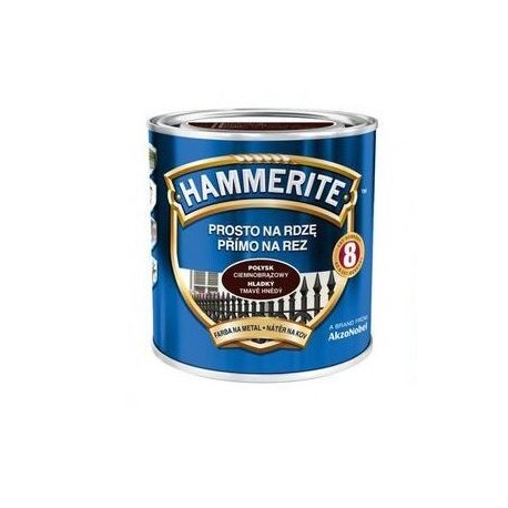 Hammerite 0,7l. brązowy ciemny połysk