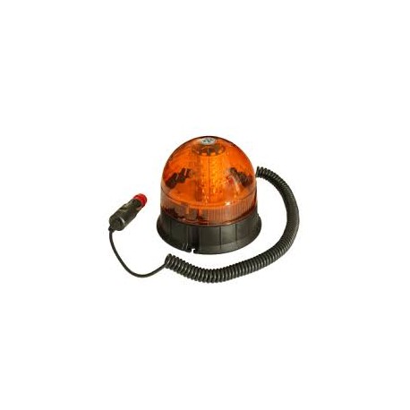 Lampa ostrzeg-kogut LED 12/24V magnes 130x140mm