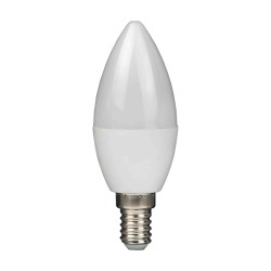 Żarówka LED E14 8W 230V świeca biała neutralna LL