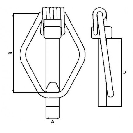 Zatyczka z uchwytem 10mm.