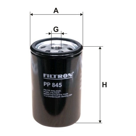 Filtr paliwa PP 845