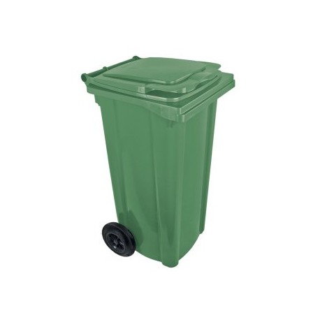 Pojemnik plastikowy na śmieci 240l. zielony