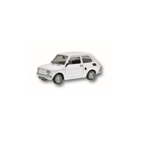 Zabawka Fiat 126P biały /PRL/