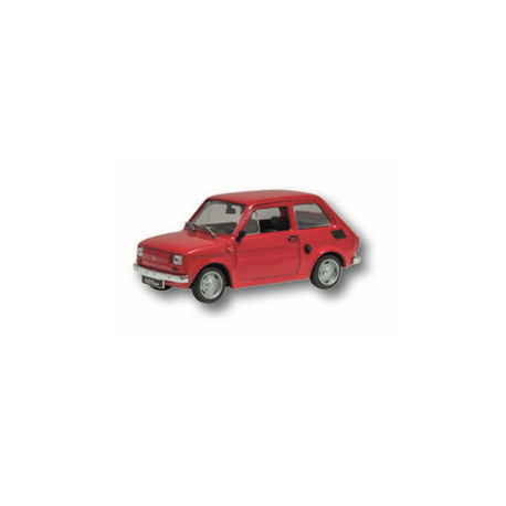 Zabawka Fiat 126P czerwony /PRL/