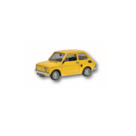 Zabawka Fiat 126P żółty /PRL/