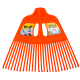 Grabie do liści XL pomarańczowe CLICK Ramp