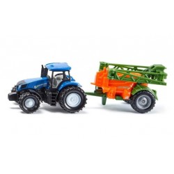 Zabawka traktor New Holland z opryskiwaczem /Siku/