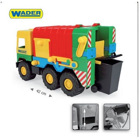 Zabawka Middle Truck śmieciarka /Wader/