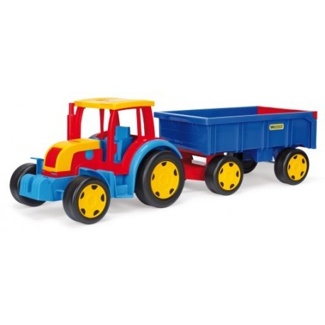 Zabawka Gigant traktor z przyczepą /Wader/