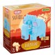 Zabawka klocki słoń Baby Blocks Safari /Wader/