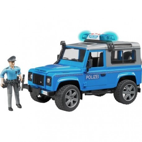 Zabawka Land Rover Defender policja
