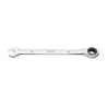 Klucz płasko-oczkowy 10mm. z grzechotką Neo