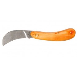 Nóż monterski sierpak drewniane okładki