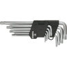 Kpl. kluczy torx T10-T50 9cz. z otw. Topex