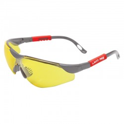 Okulary ochronne żółte regulowane Lahti
