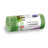 Worki na odpady 35l. z uszami zielone (20szt.)