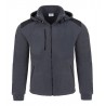 Bluza polar szaro-czarna z kapturem rozm. XXL /JHK