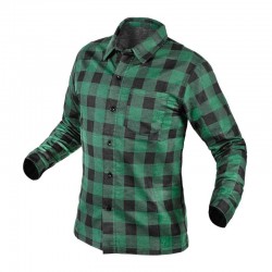 Koszula flanelowa zielona XL