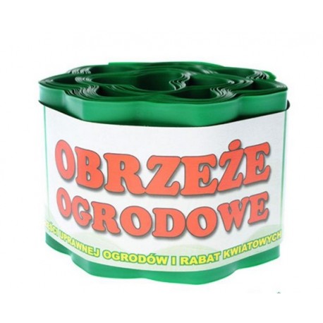 Obrzeże ogrodnicze trawnikowe 15cm*9m. zielone