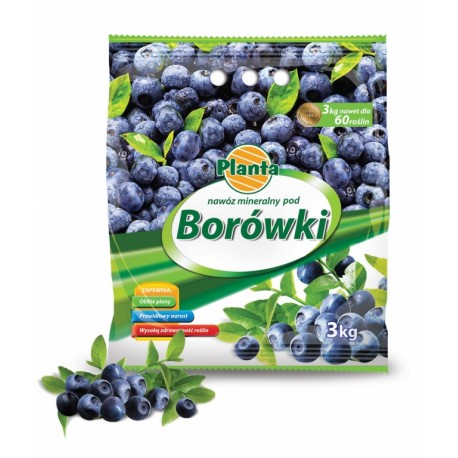 Nawóz do borówek 3kg. worek Planta